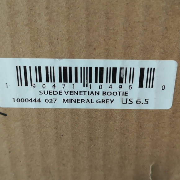 Soludos- Venetian Bootie- Size 6.5 - Colour- Mineral Grey Suede - Picture 6 of 6